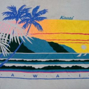 Vintage 1980's Kauai Island Hawaii Beach T-Shirt