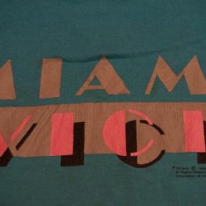 Vintage Miami Vice T-Shirt 1980s S