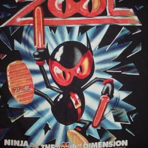 Vintage Zool Ninja of the Ninth Dimension T-Shirt Amiga L