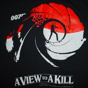 Vintage James Bond A View to a Kill T-Shirt 007 M/S