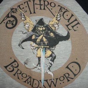 Vintage 1984 Jethro Tull Broadsword Jersey Sweatshirt M