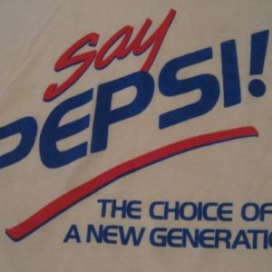 Vintage Pepsi The Choice of a New Generation T-Shirt S