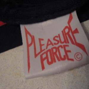 Vintage Pleasure Force T-Shirt Rave Evolution Energy Fila L