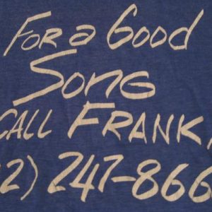 Vintage Good Time Call T-Shirt 66 WNBC Frank Reed S