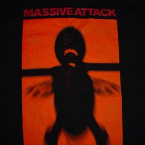 Vintage Massive Attack T-Shirt Inertia Creeps Mezzanine M