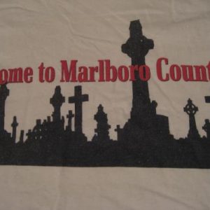 Vintage Welcome to Marlboro Country T-Shirt Anti-Smoking L