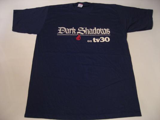 Vintage Dark Shadows T-Shirt TV30 Show Soap Tim Burton L/M | Defunkd