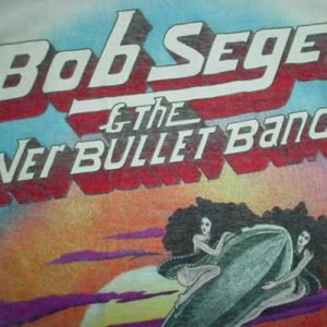 Vintage Bob Seger The Distance Silver Bullet TShirt Jersey M