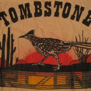 Vintage Tombstone Arizona T-Shirt Roadrunner S