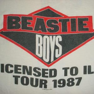 Vintage Beastie Boys T-Shirt License To Ill Tour 1987 L/M