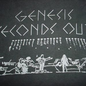 Vintage GenesisT-ShirtSeconds Out Live Album 1977 S
