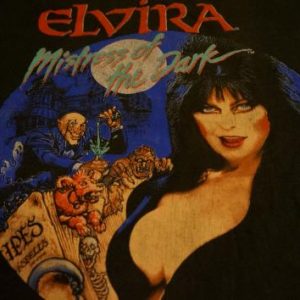 Vintage Elvira Mistress of the Dark Movie T-Shirt L