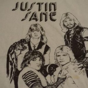 Vintage Justin Sane T-Shirt 1980s S