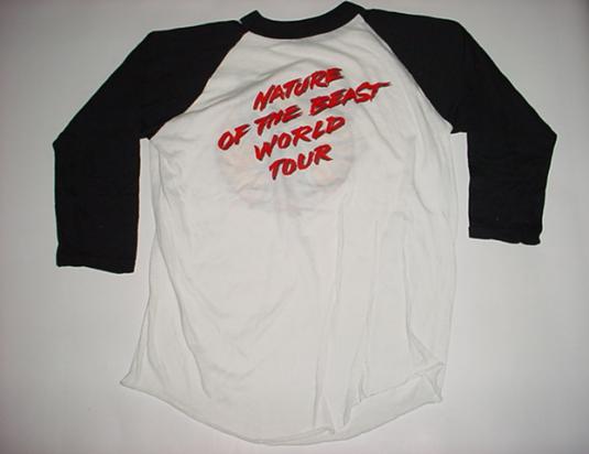 Vintage April Wine Jersey T-Shirt Nature of the Beast M/S | Defunkd