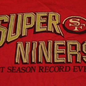 Vintage San Francisco 49ers Super Bowl XIX 1985 T-Shirt S