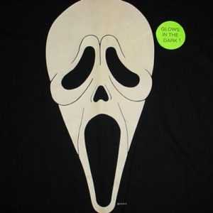 Vintage Scream T-Shirt Glow in the Dark Wes Craven XL