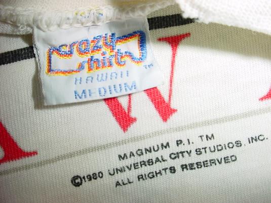 Vintage Magnum PI T-Shirt Robin Masters Ferrari 308 GTS M | Defunkd