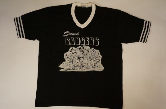 Vintage Stoned Rangers T-Shirt Pot Weed Marijuana 420 XL/L | Defunkd