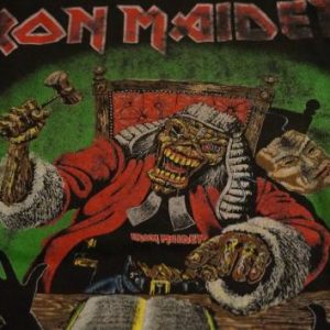 Vintage Iron Maiden 10 Years Anniversary T-Shirt 1990 L/M