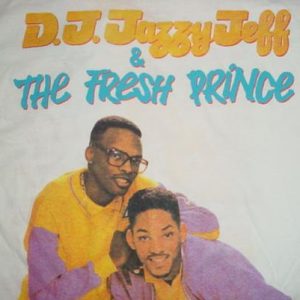 Vintage DJ Jazzy Jeff Fresh Prince T-Shirt Jive Tour '88 M/S