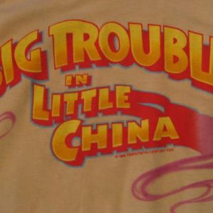 Vintage Big Trouble in Little China T-Shirt Kurt Russell