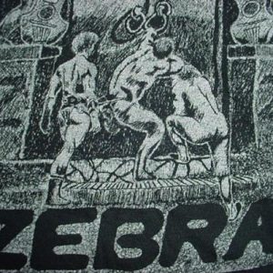 Vintage RARE Zebra T-Shirt 1970s S