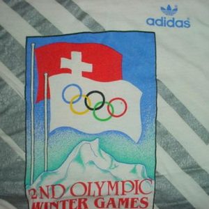 Vintage Adidas Winter Olympic Games T-Shirt M