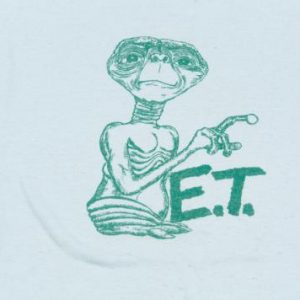 80'S E.T. EXTRA TERRESTRIAL SOFT THIN VINTAGE T-SHIRT