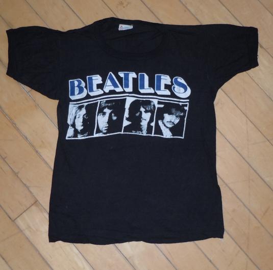 Rare Vintage 1970’s 70’s BEATLES rock concert tour shirt | Defunkd