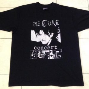 Vintage 80s The Cure Concert T-Shirt XL EX CONDITION PUNK