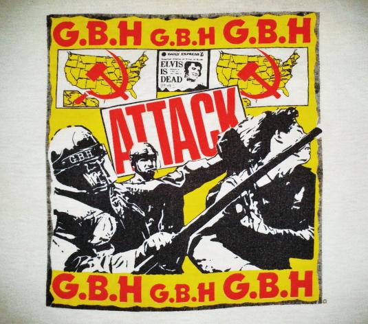 vintage80’s G.B.H American Tour t-shirt金額18000