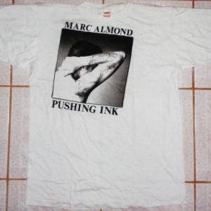 VINTAGE 80's MARC ALMOND - PUSHING INK T-SHIRT
