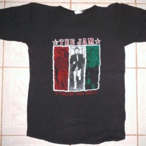 VINTAGE 1982 THE JAM - THE GIFT TOUR 1982 T-SHIRT