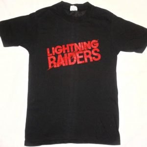 VINTAGE 1980 LIGHTNING RAIDERS T-SHIRT