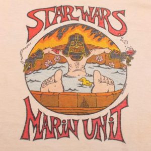 VINTAGE STAR WARS CREW T-SHIRT EMIPRE STRIKES BACK 70s SMALL