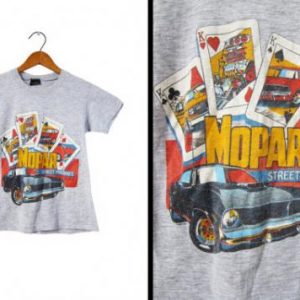 Vintage 80s MOPAR Street Machines T-shirt Heather Grey