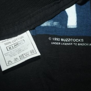 Vintage Buzzcocks Tour 1992 T-Shirt Concert Punk