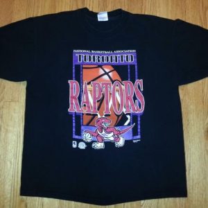 90s Toronto Raptors T-Shirt NBA Basketball Old LogoXL