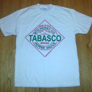 90s Tabasco T-Shirt McIlhenney Hot Pepper Sauce Lousiana L