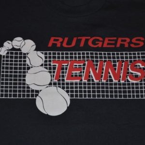 Vintage 90s Rutgers Tennis T-Shirt - L