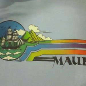 Vintage 80s Poly Tees Hawaii Maui T-Shirt