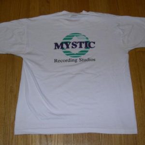 VTG 90s Mystic Recording Studios T-Shirt Staten Island NY XL