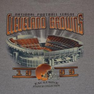 Vintage 90s NFL CLeveland Browns Stadium T-Shirt - XL