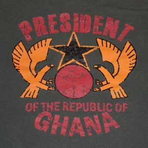 Vintage 90s President of Ghana T-Shirt - S, M