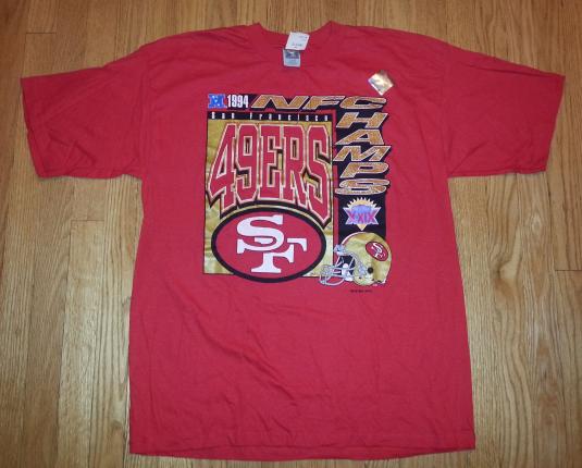 1994 49ers NFC Champions NFL 90s Football NOS DEADSTOCK XL | Defunkd