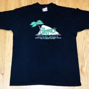 80s Pepper's Island Grill T-Shirt NYC Broadway Sz L