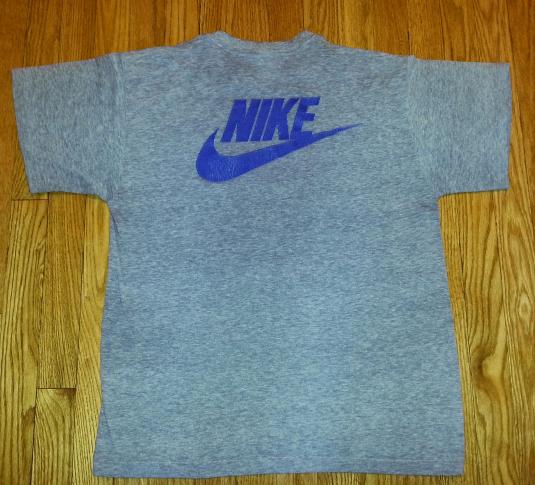 80s Basketball Camp T-Shirt Nike Gray Tag Sz L | Defunkd