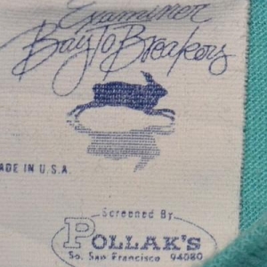 Vintage 80s T-Shirt Examiner BayBreakers Runner SOFT 50/50