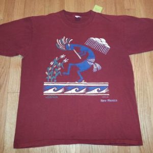 80s 90s Kokopelli T-Shirt New Mexico Native American L/XL