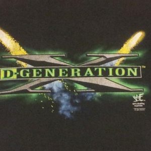 Vintage 90s Tshirt WWF D-Generation X - Sz XL